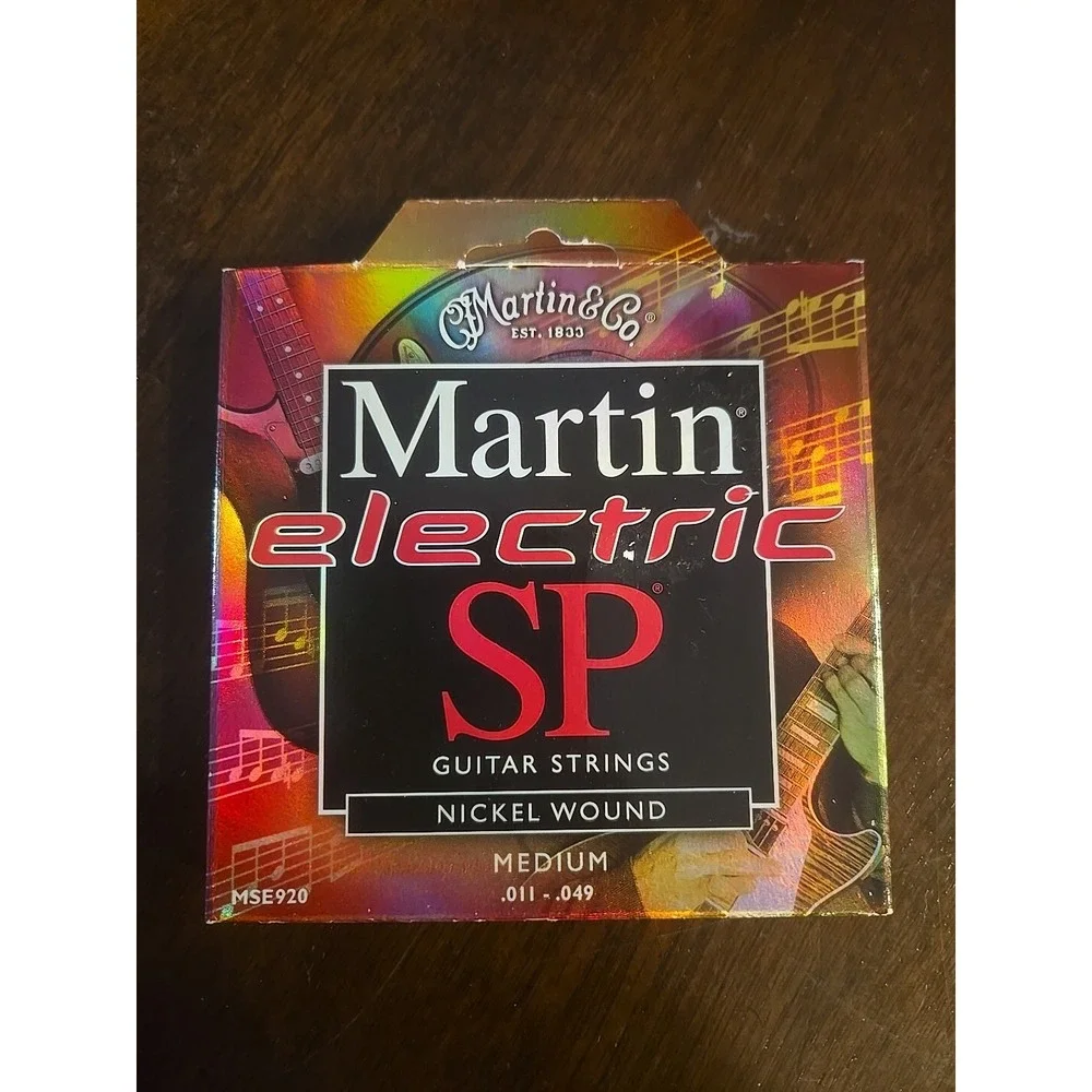Martin & Co Electric SP Guitar Strings .011-.049 Medium Nickel Wound
